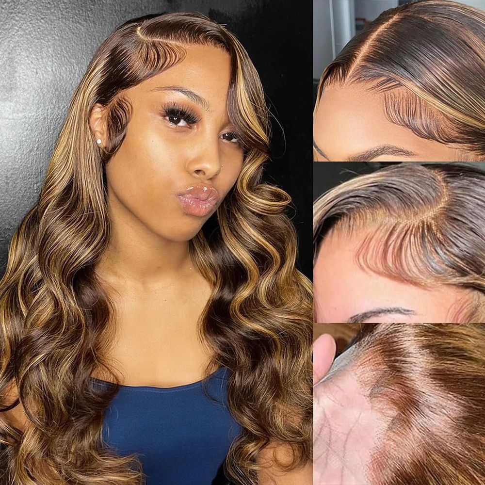 HD Highlight 46 Inch 13x4 Body - Lace Front Wigs review and price