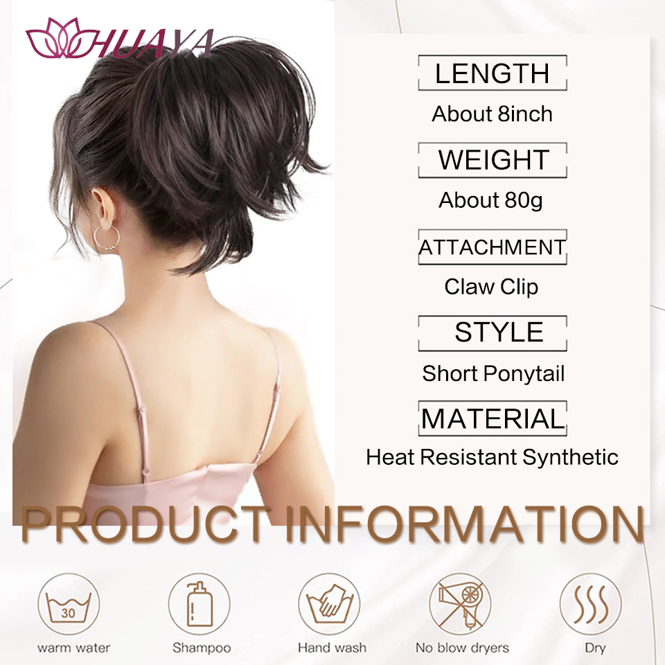 Hair Bun Ponytail Extension St - Claw Clip Messy Bun Hair Piece review and price