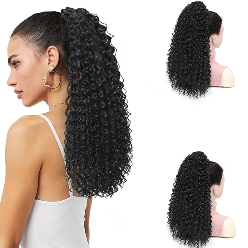 Afro Puff Curly Pony Tail Hair - Drawstring Afro Curly Puff Ponytail review and price