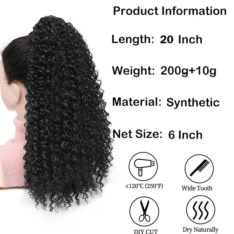 Afro Puff Curly Pony Tail Hair - Drawstring Afro Curly Puff Ponytail review and price