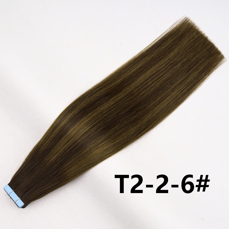 Fashion Highlight Tape In Hair - Invisible Tape In Extensions Real Hair review and price