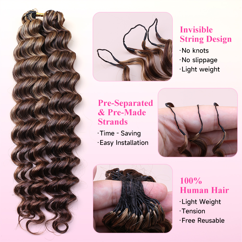 Miracle Knots Feather Crochet  - Hair Bundles review and price
